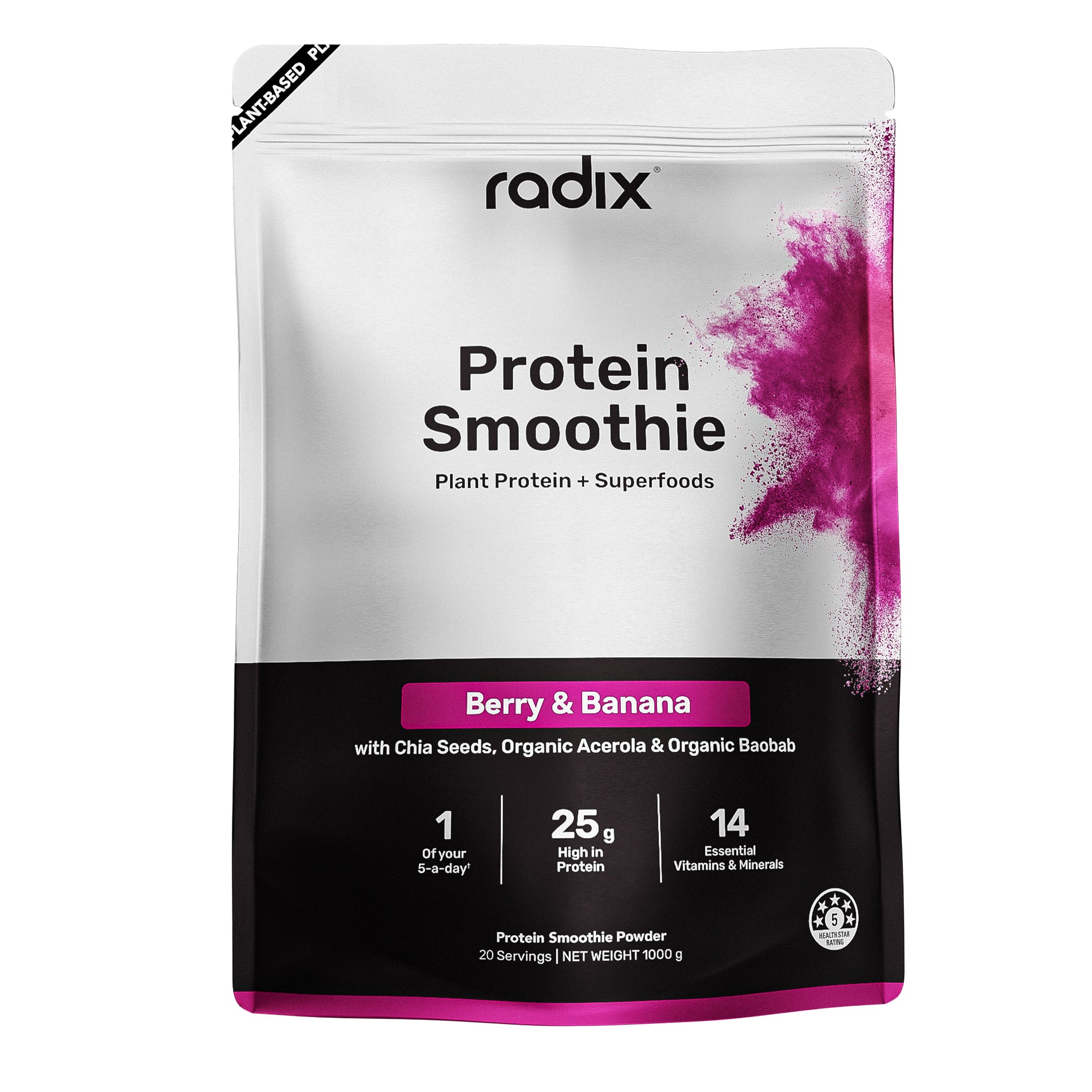Plant Protein Smoothie - Berry & Banana / Bulk Bag