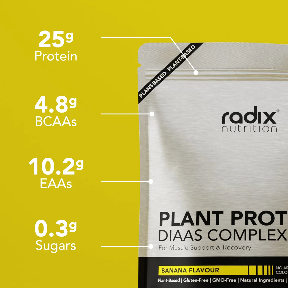 Plant Protein DIAAS Complex 1.30 - Banana / 1kg Bag