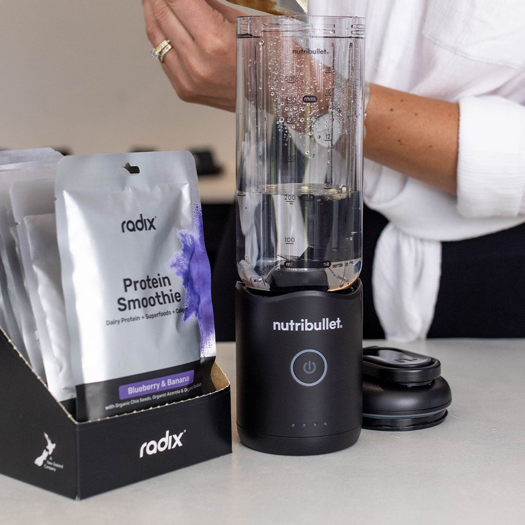 Whey Protein Smoothie - Blueberry &amp; Banana / Single Serve