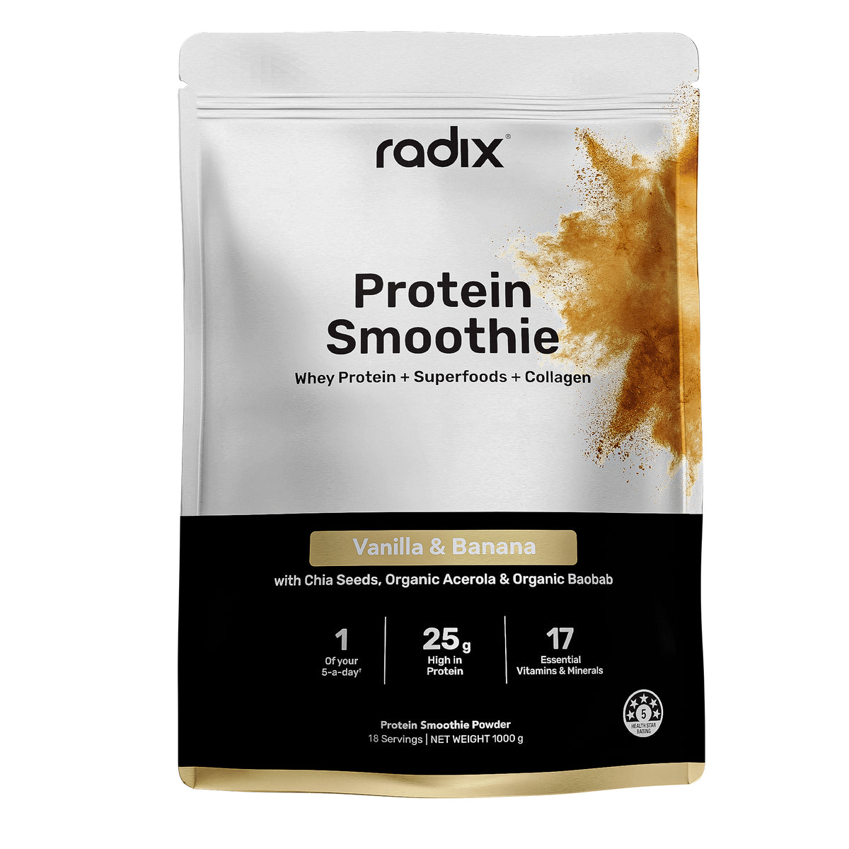 Whey Protein Smoothie - Vanilla &amp; Banana / Bulk Bag