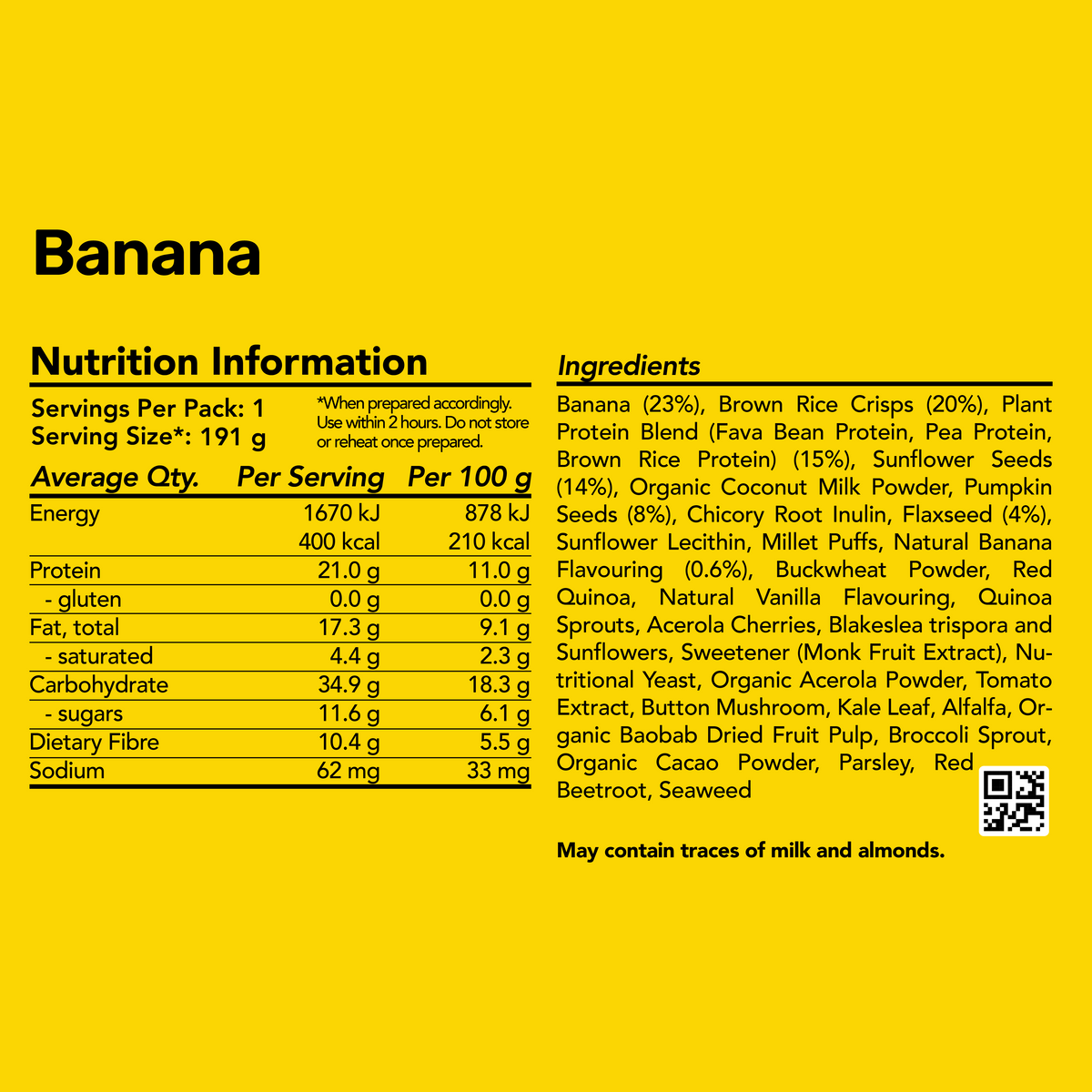 Original Breakfast - Banana / 400 kcal (8 Pack)