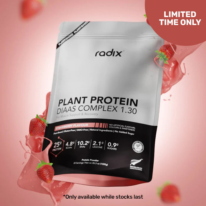 Plant Protein DIAAS Complex 1.30 - Strawberry / 1kg Bag
