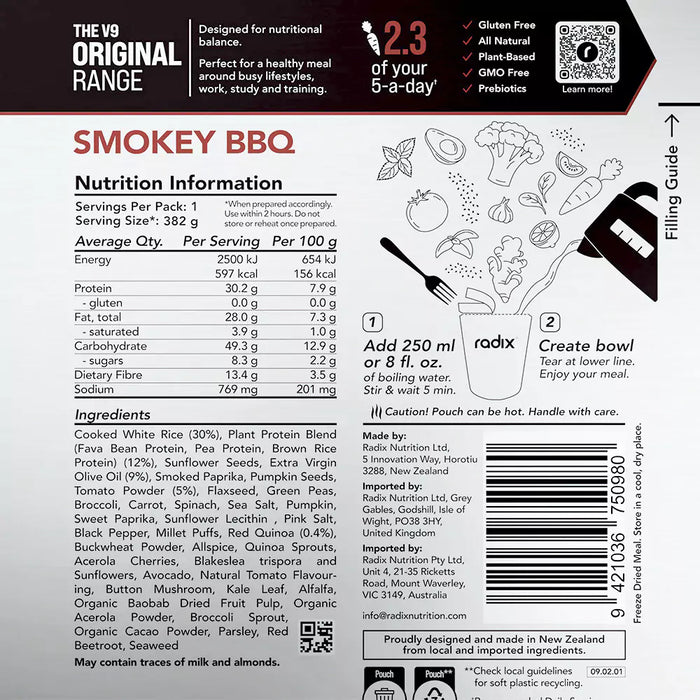 Original Meal - Smokey Barbecue / 600 kcal (6 Pack)