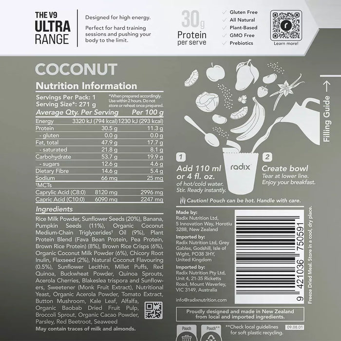 Ultra Breakfast - Coconut / 800 kcal (1 Serving)
