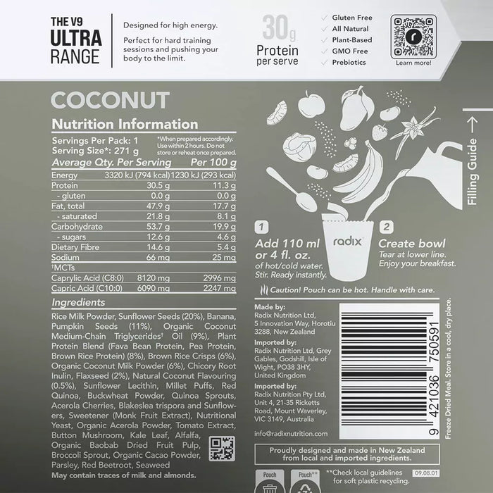 Ultra Breakfast - Coconut / 800 kcal (6 Pack)