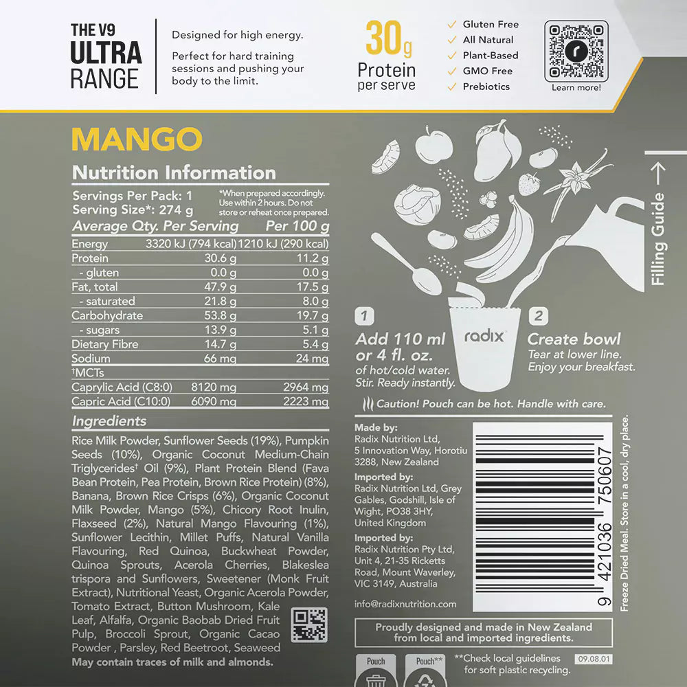 Ultra Breakfast - Mango / 800 kcal (6 Pack)