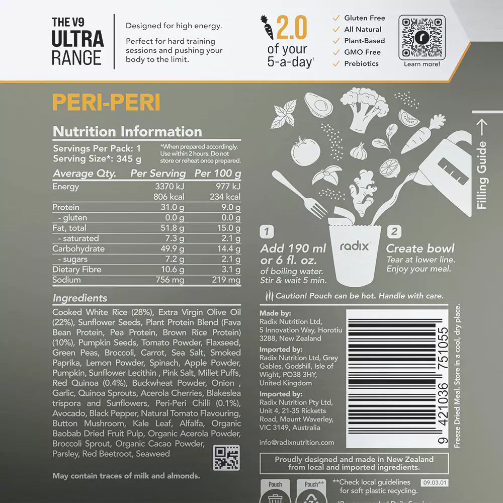 Ultra Meal - Peri-Peri / 800 kcal (1 serving)