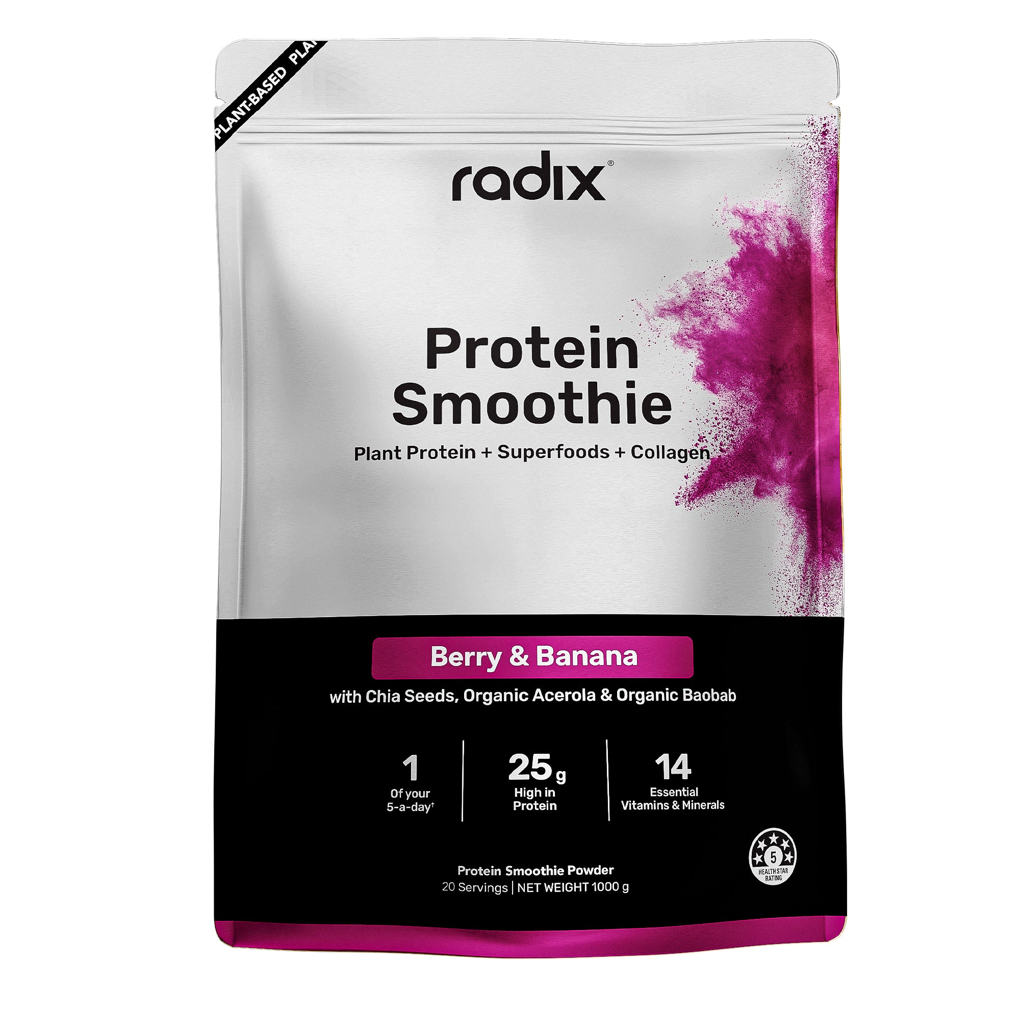 Plant Protein Smoothie - Berry & Banana / Bulk Bag