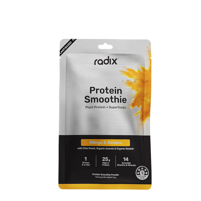 Plant Protein Smoothie - Mango & Banana / Single Serves