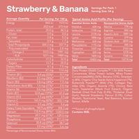 Whey Protein Smoothie - Strawberry & Banana / Single Serve