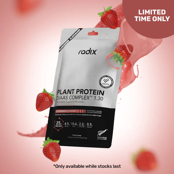 Plant Protein DIAAS Complex 1.30 - Strawberry / 15x Single Serves